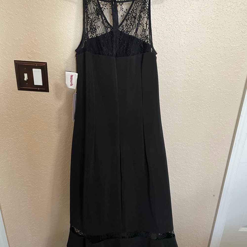 JS Collection formal black mermaid gown!